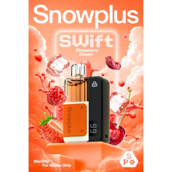 Vape Snowplus Swift 12k Puffs Kit / Strawberry Dream