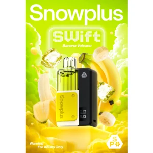 Vape Snowplus Swift 12k Puffs Kit / Banana Volcano