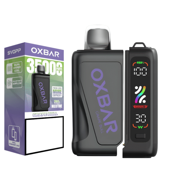 VAPE OXBAR SVOPP 35K - KIT BATERIA + POD - GRAPE BULL