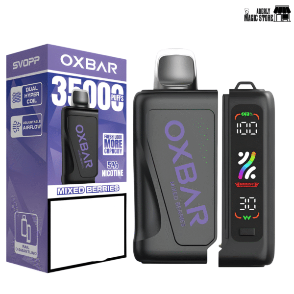 VAPE OXBAR SVOPP 35K - KIT BATERIA + POD - MIXED BERRIES