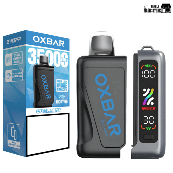 VAPE OXBAR SVOPP 35K - KIT BATERIA + POD - COOL MINT